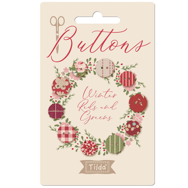 Tilda Buttons Creating Memories Winter