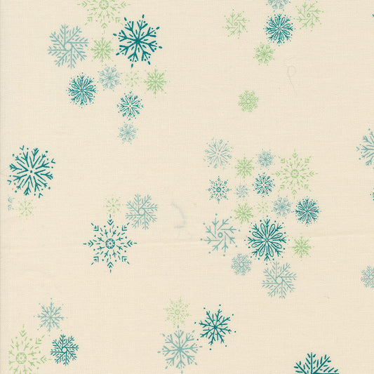 Moda Cozy Wonderland  -  Natural Snowflakes