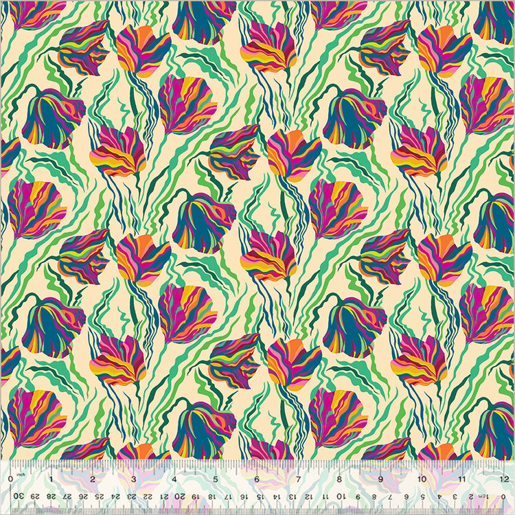 Windham Fabrics - Botanica -  Tulip Macadamia