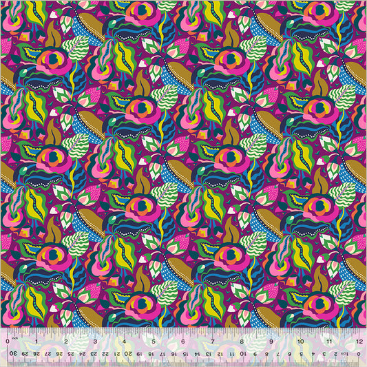 Windham Fabrics - Botanica -  Camellia Grape