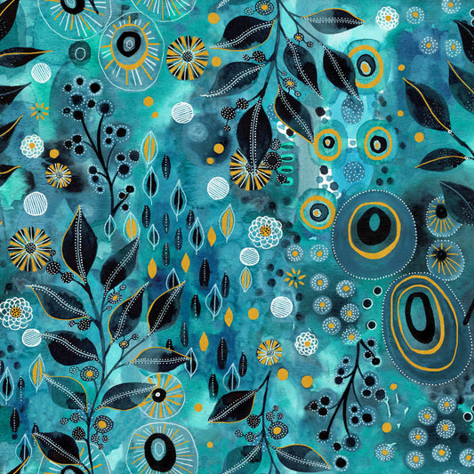 Windham Fabrics - Ebb & Flow -  Enchanted Aqua