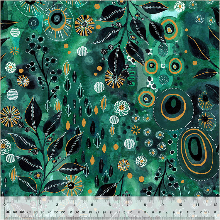 Windham Fabrics - Ebb & Flow -  Enchanted Emerald