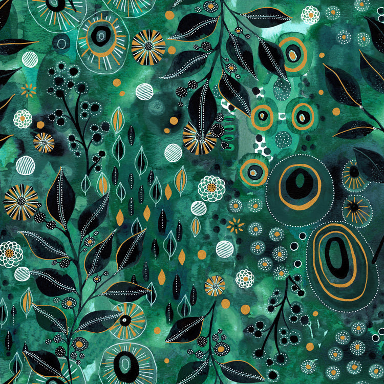 Windham Fabrics - Ebb & Flow -  Enchanted Emerald