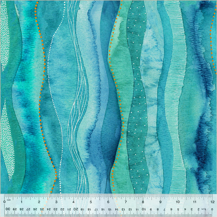 Windham Fabrics - Ebb & Flow -  Cascade Aqua