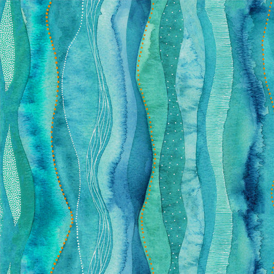 Windham Fabrics - Ebb & Flow -  Cascade Aqua