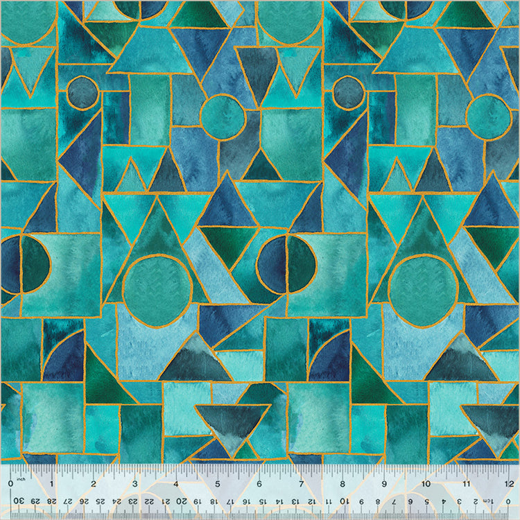 Windham Fabrics - Ebb & Flow -  Sea Glass Aqua