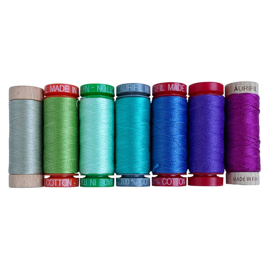 Aurifil Aurifilosophy 7 Spool Exemplar - Cool Colours