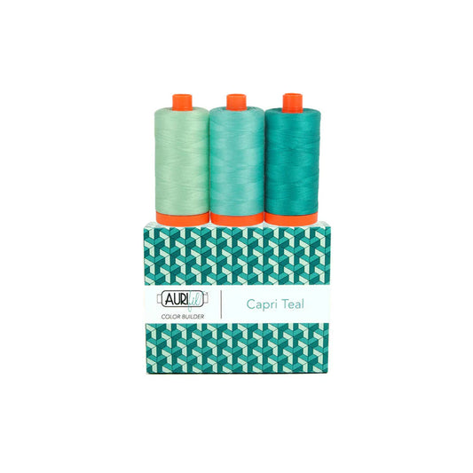 Aurifil Colour Builder 3 Pack - Capri Teal