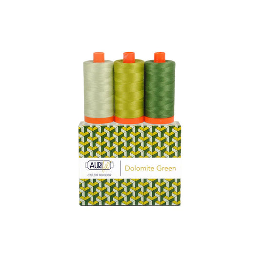 Aurifil Colour Builder 3 Pack - Dolomite Green