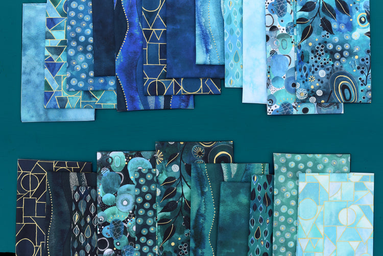 Windham Fabrics - Ebb & Flow -  Sea Glass Aqua