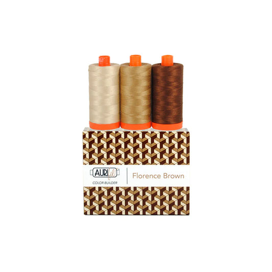 Aurifil Colour Builder 3 Pack - Florence Brown