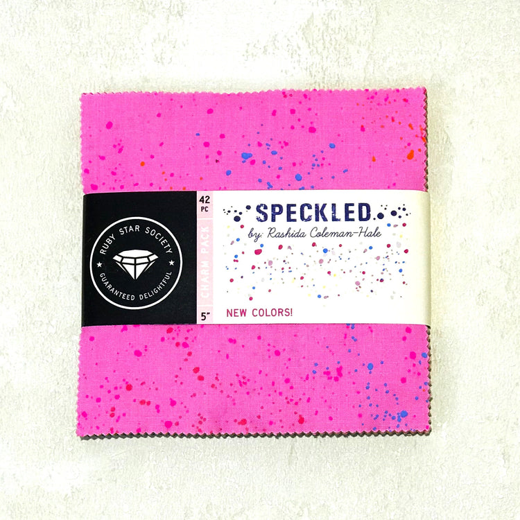 Ruby Star Society Speckled 5" Charm Pack - 20 New Colours 2024