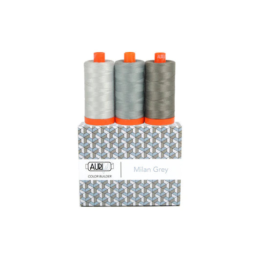 Aurifil Colour Builder 3 Pack - Milan Grey