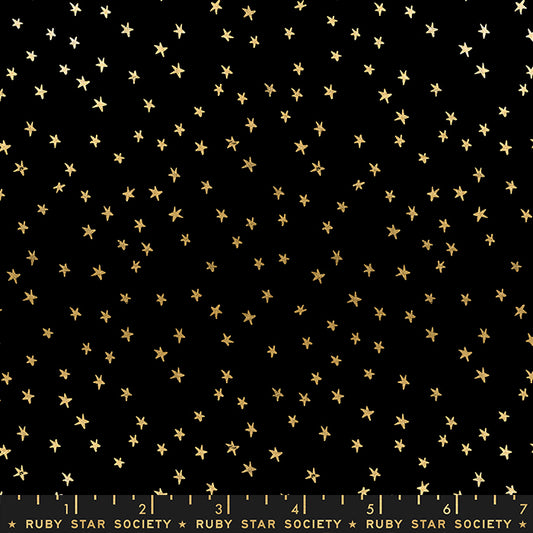 Ruby Star Society Starry - Black & Metallic Gold Small Stars