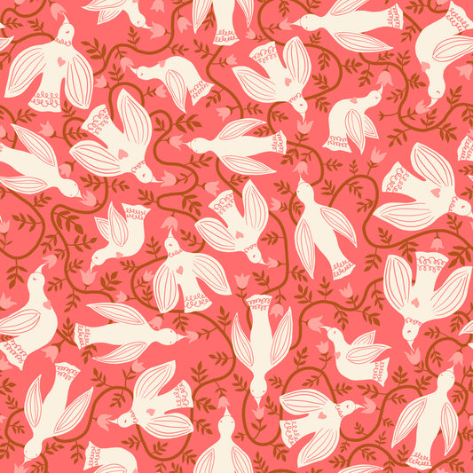 Ruby Star Society Endpaper - Endpaper Strawberry - Canvas