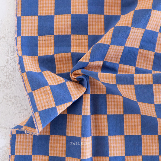 Fableism Checkmate Checkers - Double Cloth Reversible - Royal - Pre-Order Due May 2025