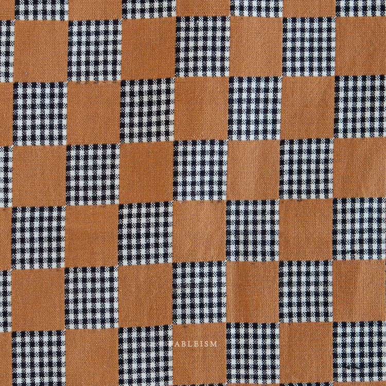 Fableism Checkmate Checkers - Double Cloth Reversible - Sandalwood - Pre-Order Due May 2025