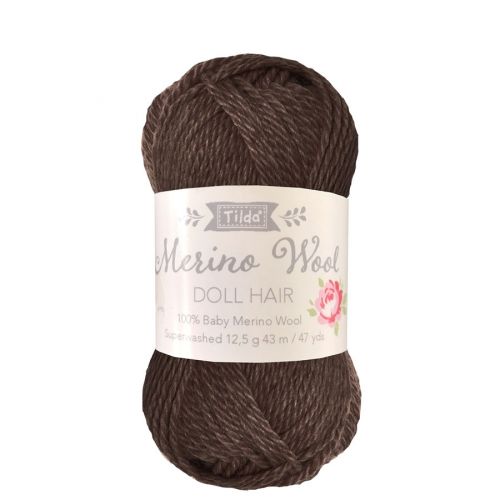 Tilda Ash Blonde Doll Hair & Crochet Merino Wool Yarn, Tilda #TIL140053